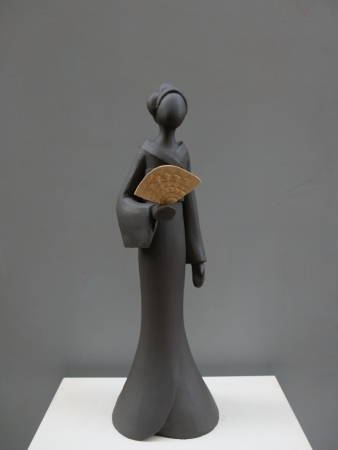 Geisha à l'éventail