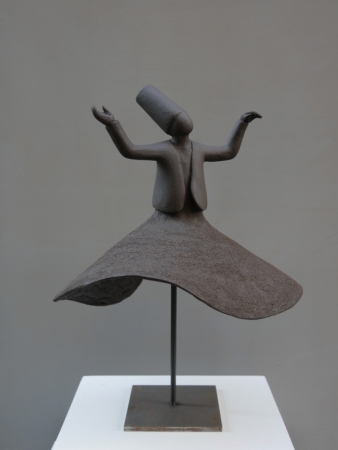 Derviche tourneur sur socle