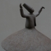 Derviche tourneur sur socle