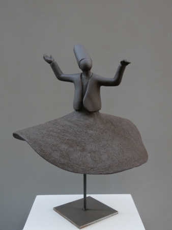 Derviche tourneur sur socle