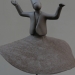 Derviche tourneur sur socle