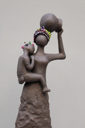 Femme africaine et son enfant