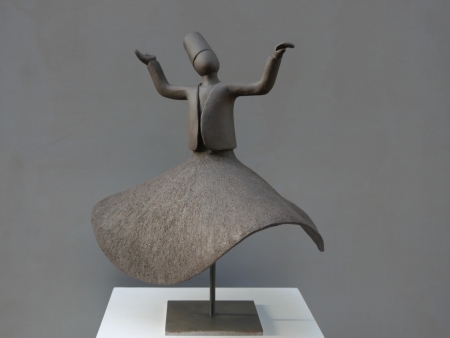 Derviche tourneur sur socle