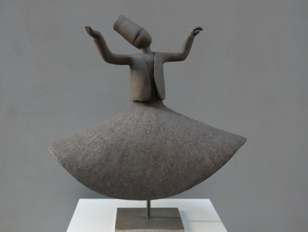 Derviche tourneur sur socle